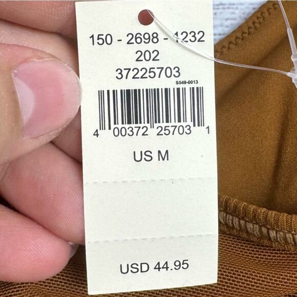 Offline By Aerie Goals Brown Ribbed Plunge Sports Bra Size Medium - Picture 11 of 11